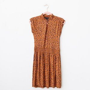 🍂French Connection 🍂vintage orange silk dress 4